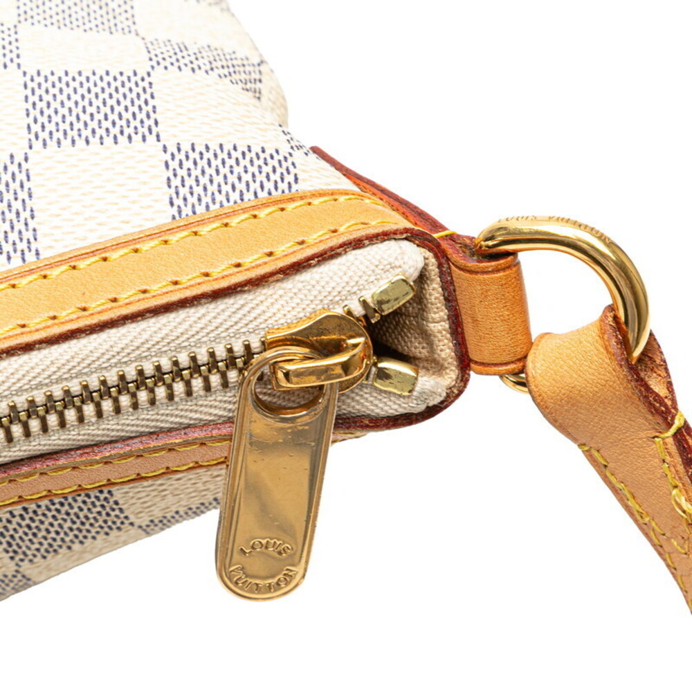 Louis Vuitton Damier Azur White Syracuse Crossbody Shoulder Bag Leather - Picture 6 of 9